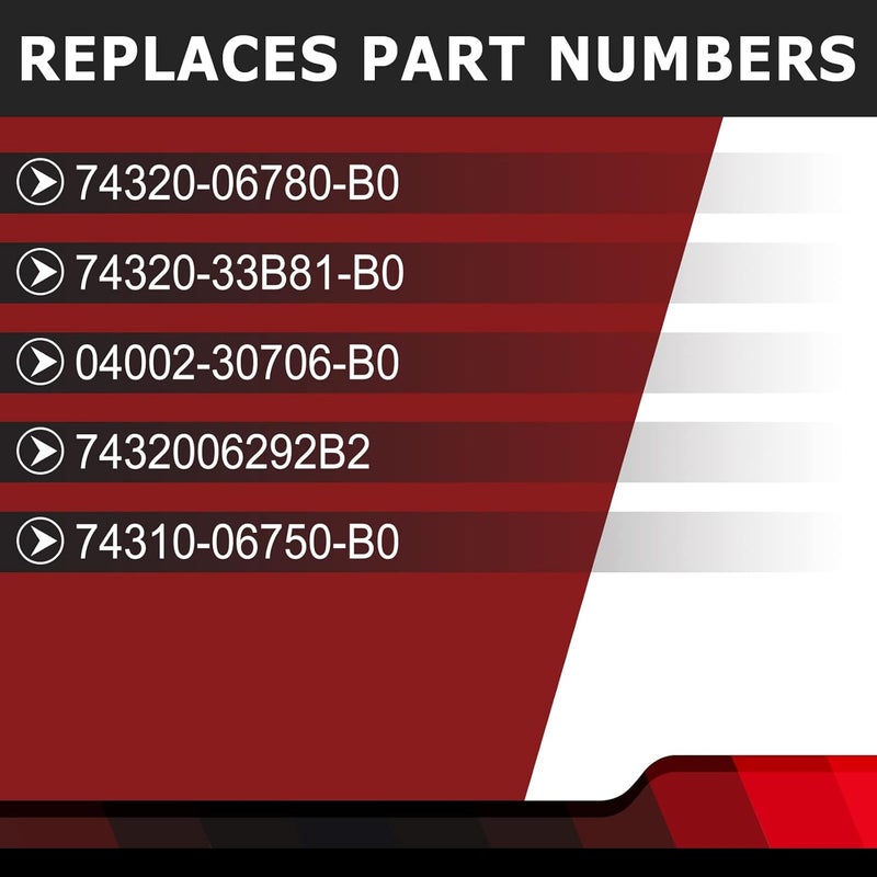 FEXON Pair Sun Visor Left Driver Right Passenger Side Compatible with 2007 2008 2009 2010 2011 Toyota Camry Hybrid Without Sunroof and Light (Beige) - Image 3